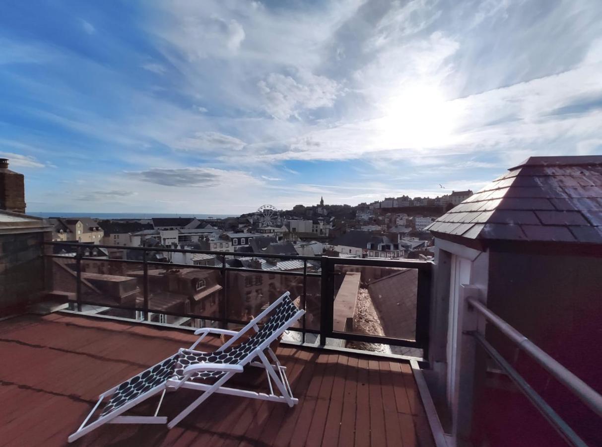 Ferienwohnung Le Balcon Des Vents Granville Exterior foto