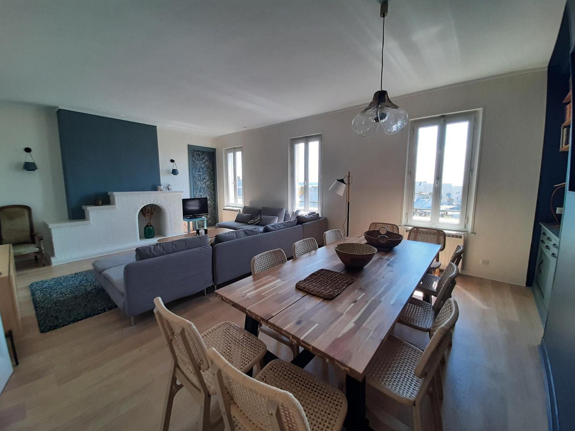 Ferienwohnung Le Balcon Des Vents Granville Exterior foto
