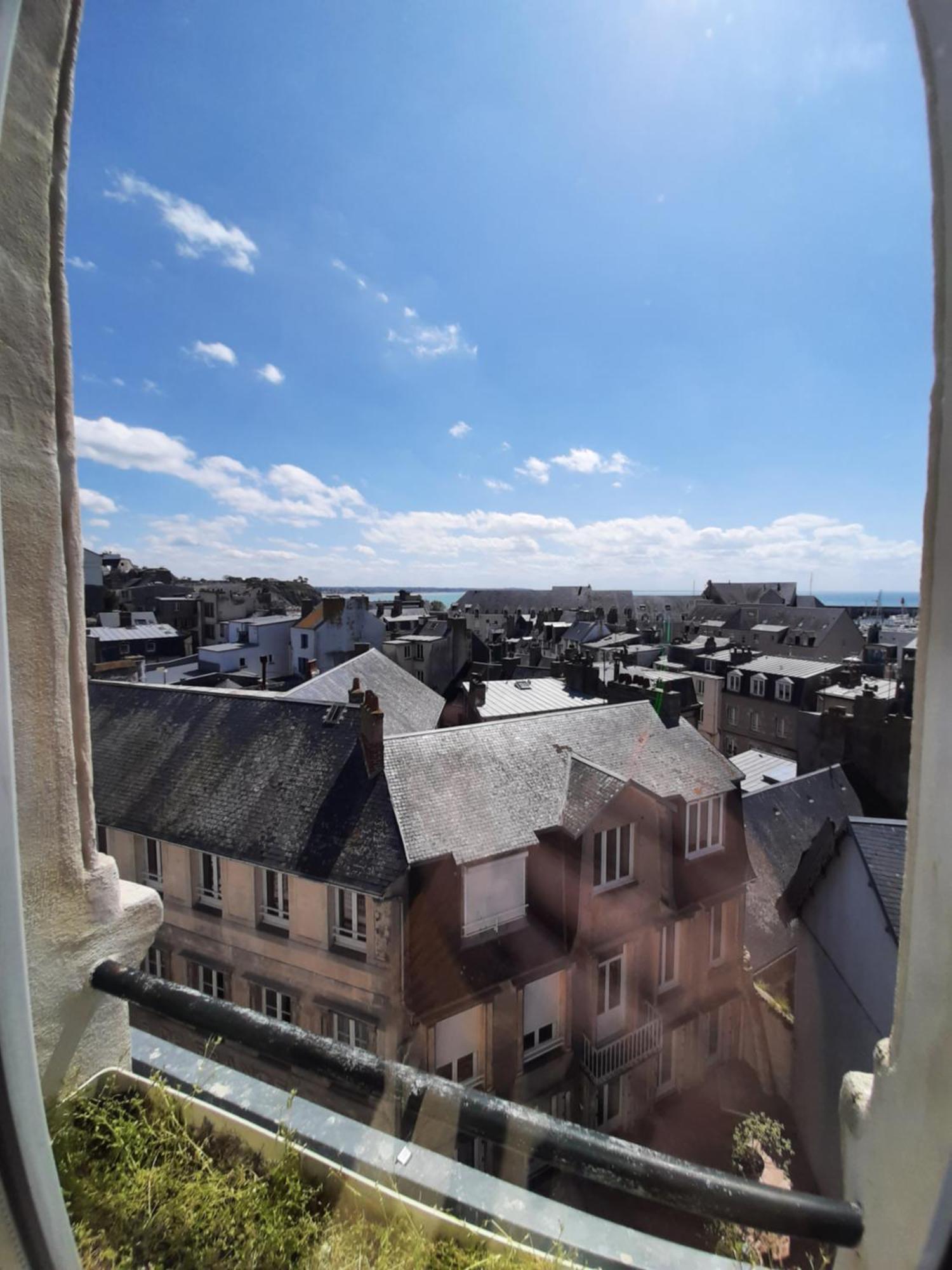 Ferienwohnung Le Balcon Des Vents Granville Exterior foto
